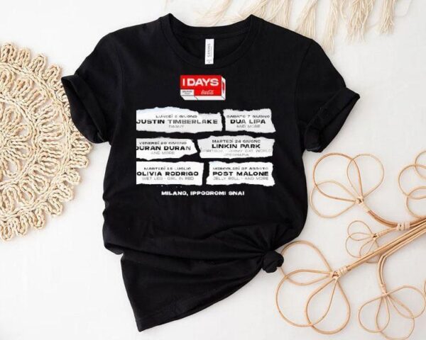 I-days Festival Milano 2025 Cocacola Italy Shirt