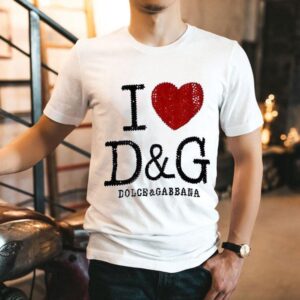I Love D And G Dolce And Gabbana Shirt