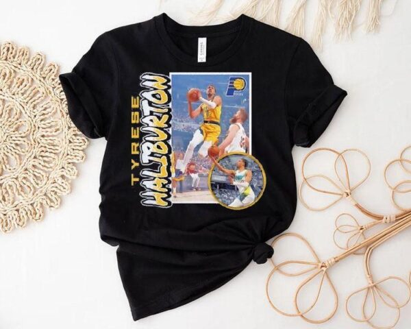 Indiana Pacers Tyrese Haliburton Lay Up Shirt