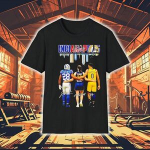 Indianapolis City Skyline Legends Taylor Clark And Haliburton Signatures Shirt