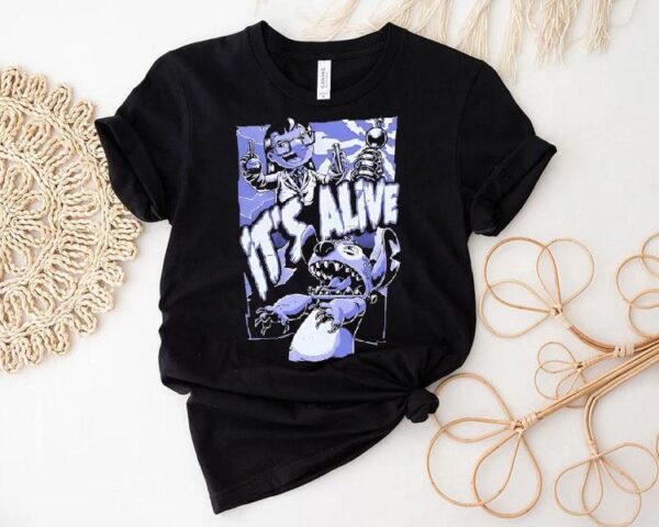 It’s Alive Lilo And Stitch Style Of Dr Frankenstein And His Monster Shirt