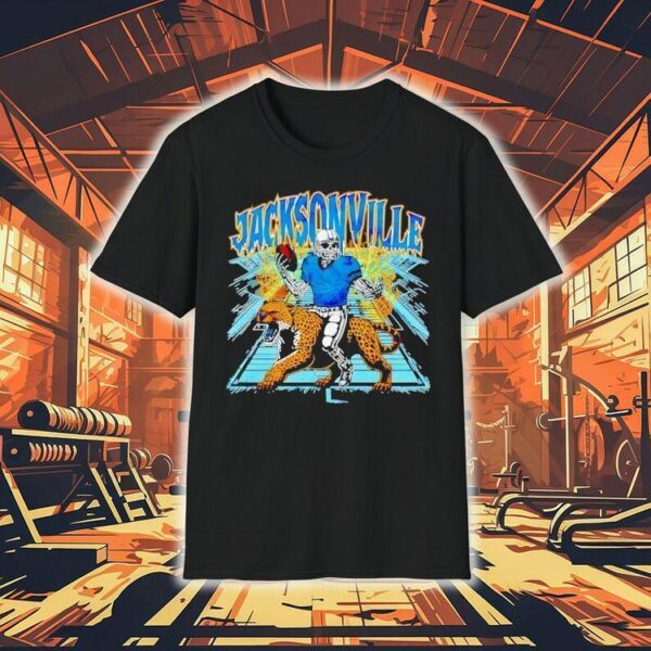 Jacksonville Football Skeleton Graphic Shirt