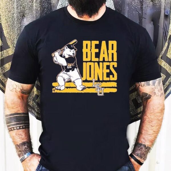 Jared Jones Bear Lsu Tigers Shirt