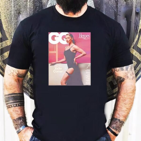 Jodie Comer Cover Star Of British Gq Heroes Issue Photographed By Scandebergs Shirt