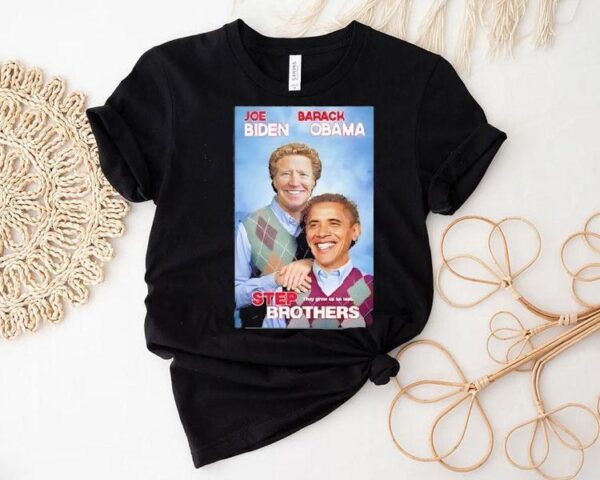 Joe Biden And Barack Obama Step Brothers Photo Shirt