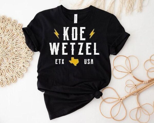 Koe Wetzel Shadow Sunfade Texas Usa Shirt