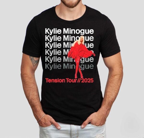 Kylie Minogue Tension Tour 2025 Shirt