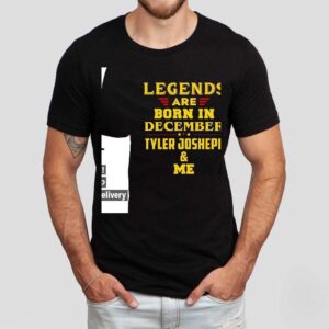 Legends Are Born In December Tyler Joseph Shirt