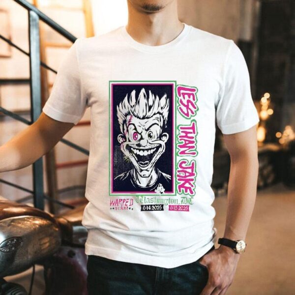Less Than Jake At Vans Warped Tour 2 Shows In Washington Dc On June 14-15 2025 Shirt