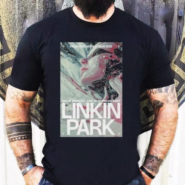 Linkin Park From Zero World Tour 2025 Berlin Germany Olympiastadion June 18th Shirt
