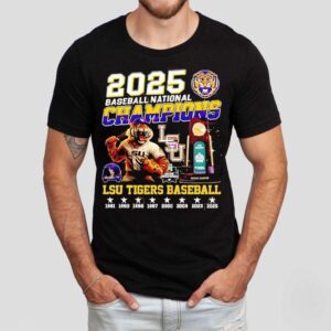 Lsu Tigers Baseball National Champions 2025 Shirt