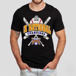 Lsu Tigers Eight Time Ncaa Baseball Men S College World Series Champions Tshirt