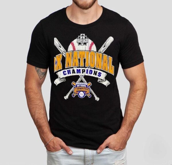 Lsu Tigers Eight-time Ncaa Baseball Men’s College World Series Champions Shirt