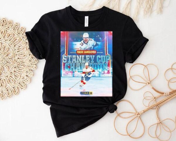 Mackie Samoskevich Florida Panthers Hockey Stanley Cup Champions 2025 Shirt
