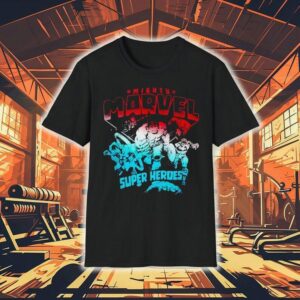 Marvel Comics Retro Classic 4th Of July Mighty Super Heroes Shirt