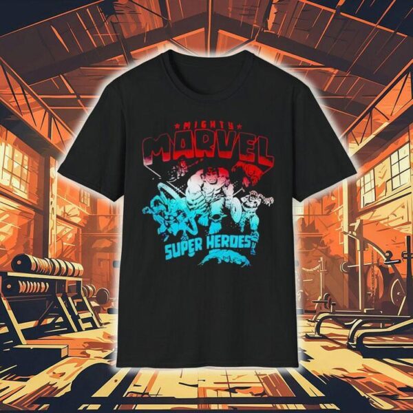 Marvel Comics Retro Classic 4th Of July Mighty Super Heroes Shirt