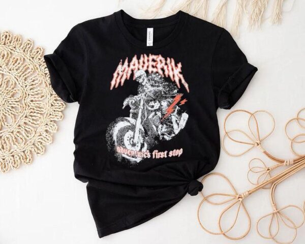 Maverik Adventure’s First Stop Rebel Rider Motor Skeleton Shirt