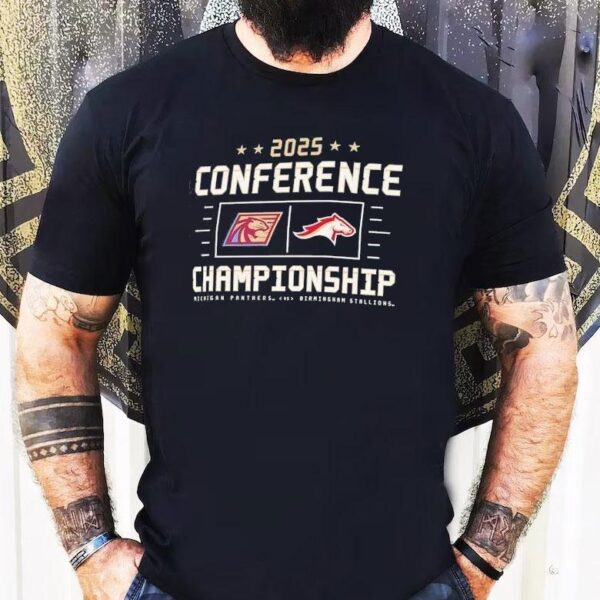 Michigan Panthers X Birmingham Stallions Conference Championship 2025 Shirt