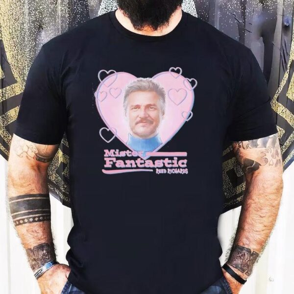 Mister Fantastic Reed Richards The Fantastic Four Heart Shirt