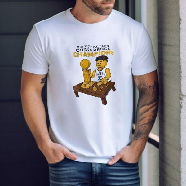 Myles Turner Indiana Pacers Eastern Conference Champions 2025 Lego Shirt