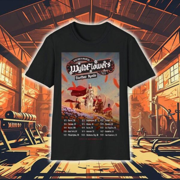 Naethan Apollo Wyldflowers 2025 Tour Dates Shirt