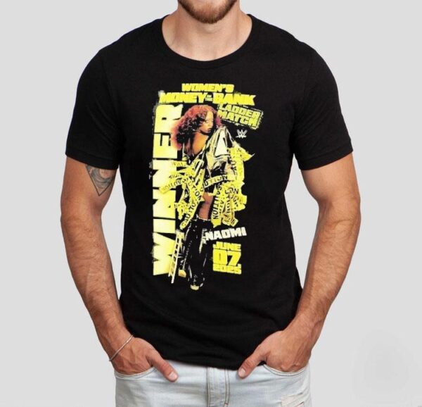 Naomi Money In The Bank 2025 Match Winner Wwe Shirt