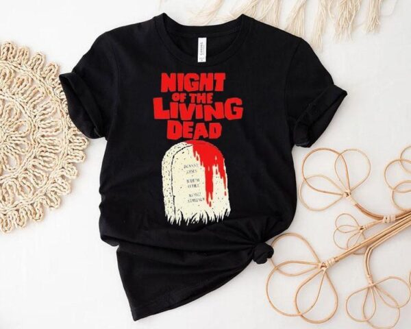 Night Of The Living Dead Duanne Jones Judith O’dea Russel Streiner Horror Movie Shirt