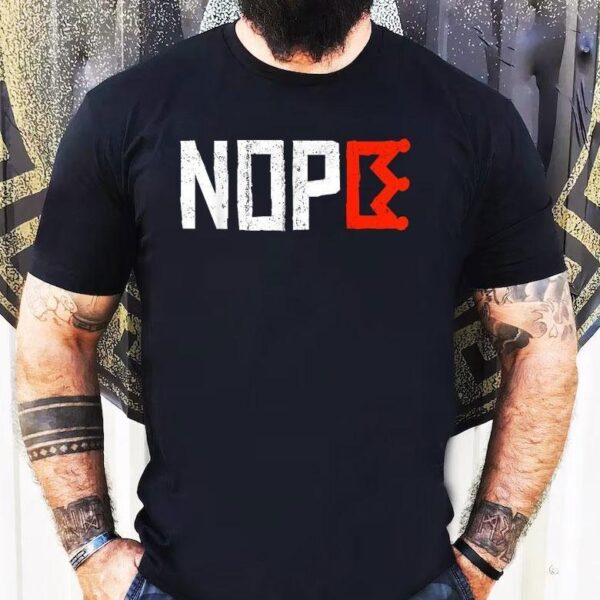 No Kings Nope Protest Sign Horizontal Shirt