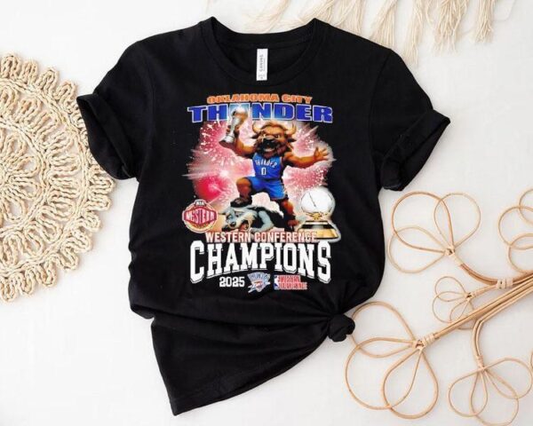 Okalahoma City Thunder Western Conference Champions 2025 Shirt