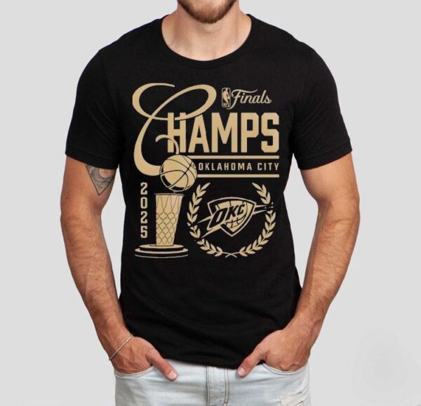 Okc Thunder 2025 Nba Champions Sportiqe Shirt