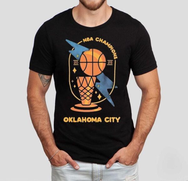Oklahoma City Basketball 2025 Nba Champions Shirt