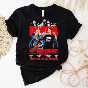 Pantera Th Anniversary Thank You For The Memories Signatures Tshirt