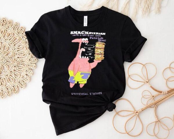 Patrick Star Snackaterian Cartoon Shirt