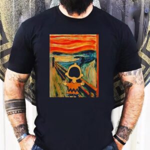 Peanuts Charlie Brown Scream Ar Tshirt