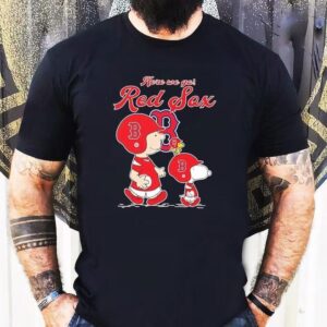 Peanuts Here We Go Boston Red Sox Shirt