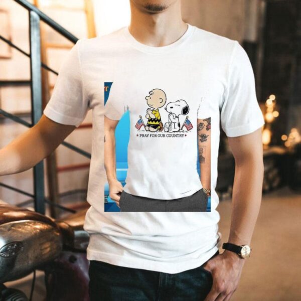 Peanuts Pray For Our Country Shirt