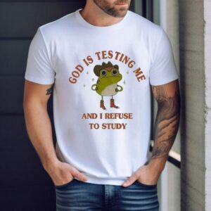 Philip Defranco God Is Testing Me And I Refuse To Study Frog Shirt