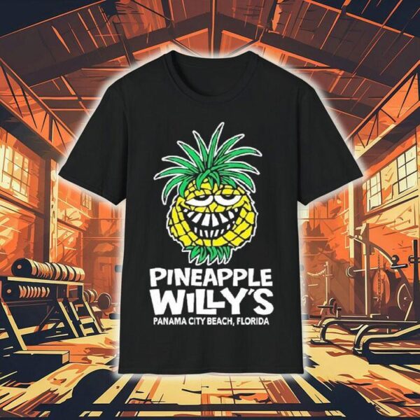 Pineapple Willy’s Panama City Beach Florida Sage Face Shirt