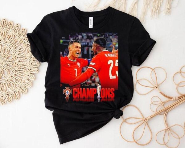 Portugal Win Nations League 2025 Second Time’s A Charm Shirt