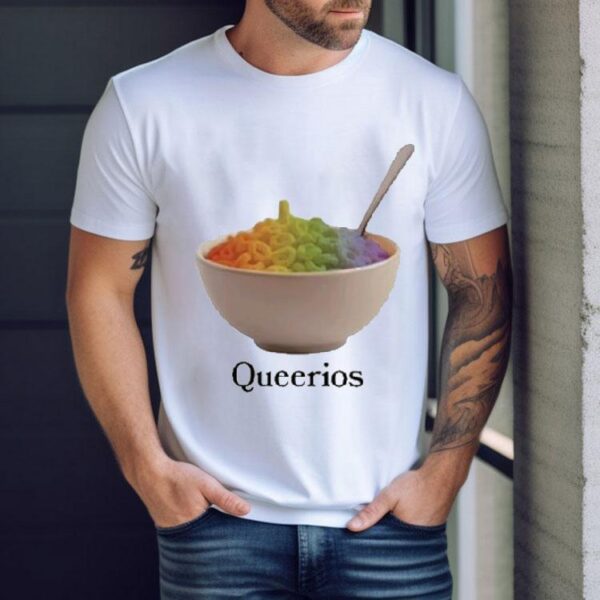 Queerios Pride Rainbow Shirt