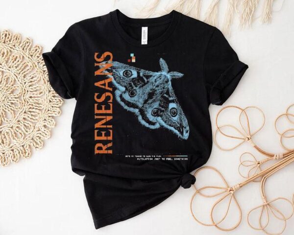 Renesans Mutilation Just To Feel Something Moth Shirt