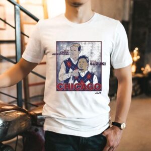 Seiya Suzuki And Pete Crow-armstrong Family Portrait Step Brothers Chicago Cubs Shirt