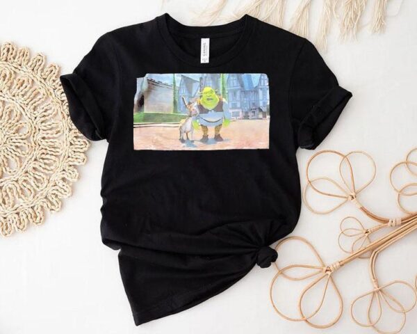 Shrek And Donkey Photo Shirt