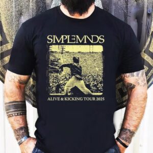 Simple Minds Alive And Kicking Tour Tshirt