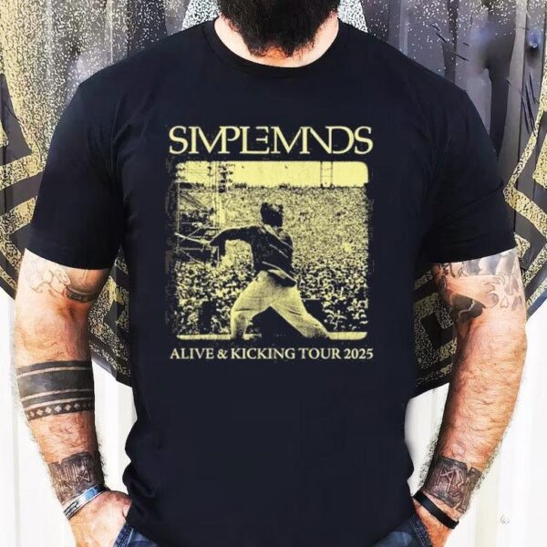 Simple Minds Alive And Kicking Tour 2025 Shirt