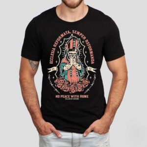 Skeleton Ecclesia Reformata Semper Reformanda No Place With Rome 1517 Shirt