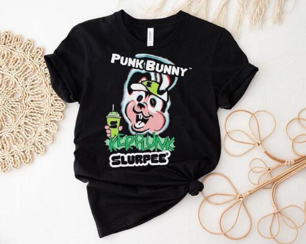 Slurpee X Punk Bunny Kerplunk 7 Eleven Shirt