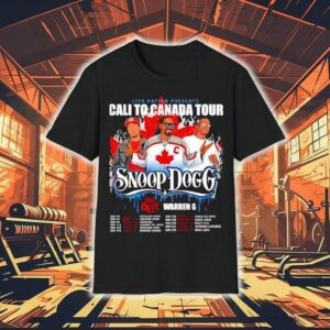 Snoop Dogg Cali To Canada Tour 2025 Shirt