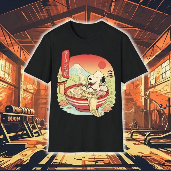 Snoopy In A Warm Bowl Of Ramen Shirt