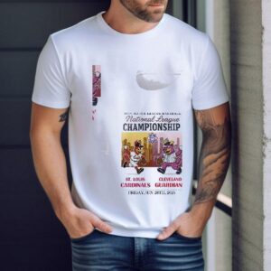 St. Louis Cardinals Vs Cleveland Guardians 2025 Mlb National League Championship Mascot Shirt
